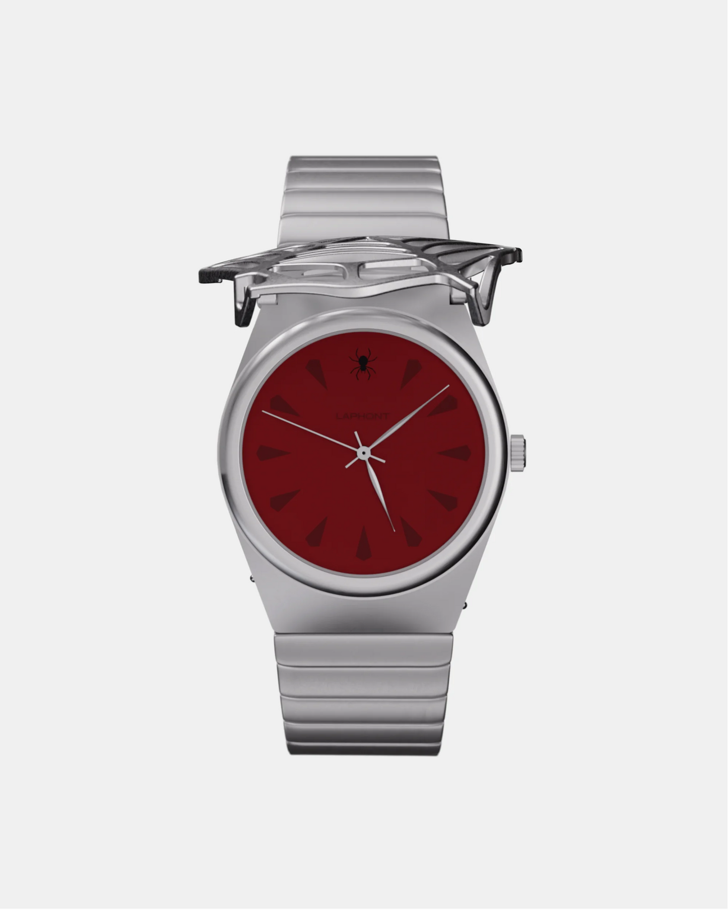 Web Silver Red