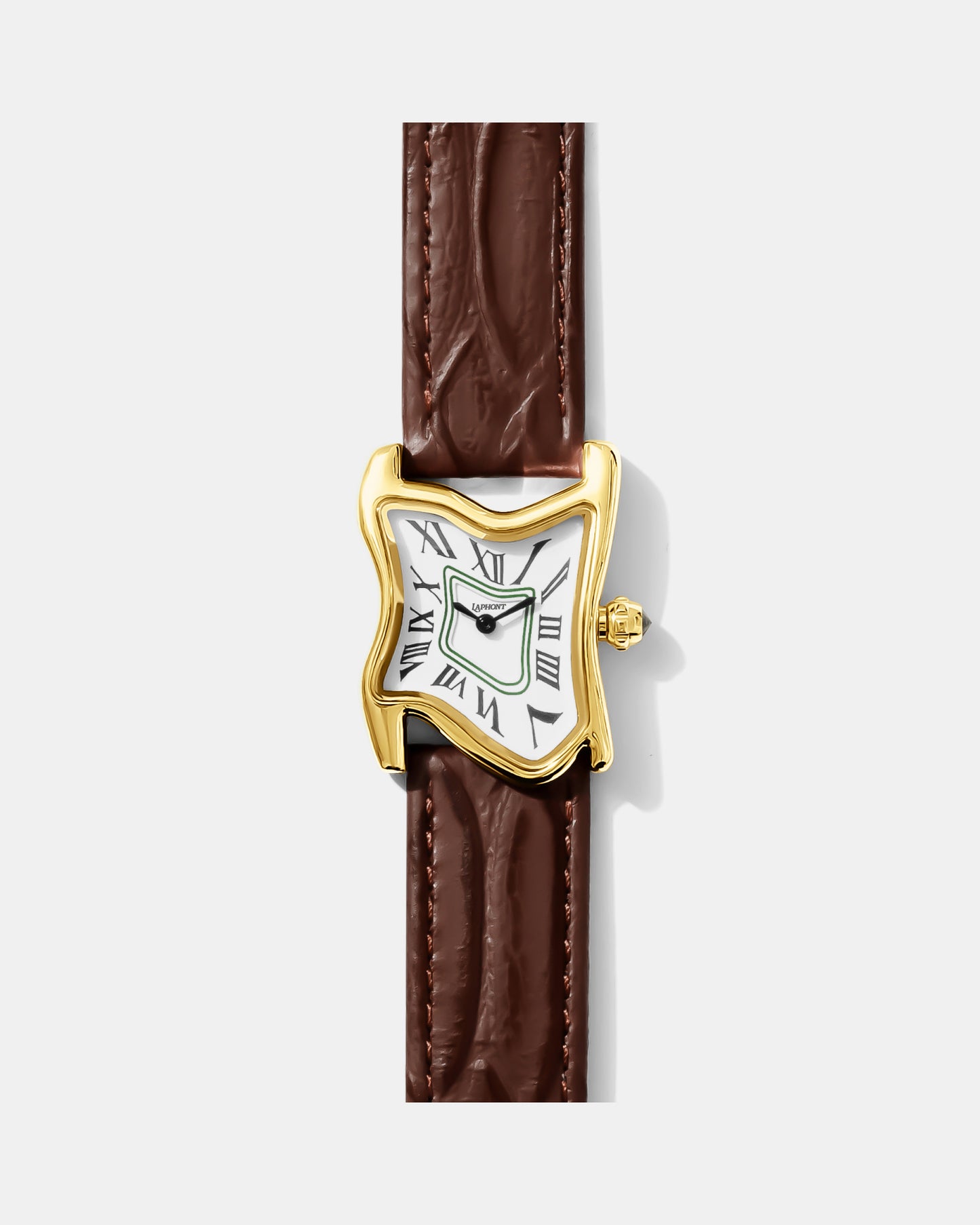 Square Melting Watch Small Gold