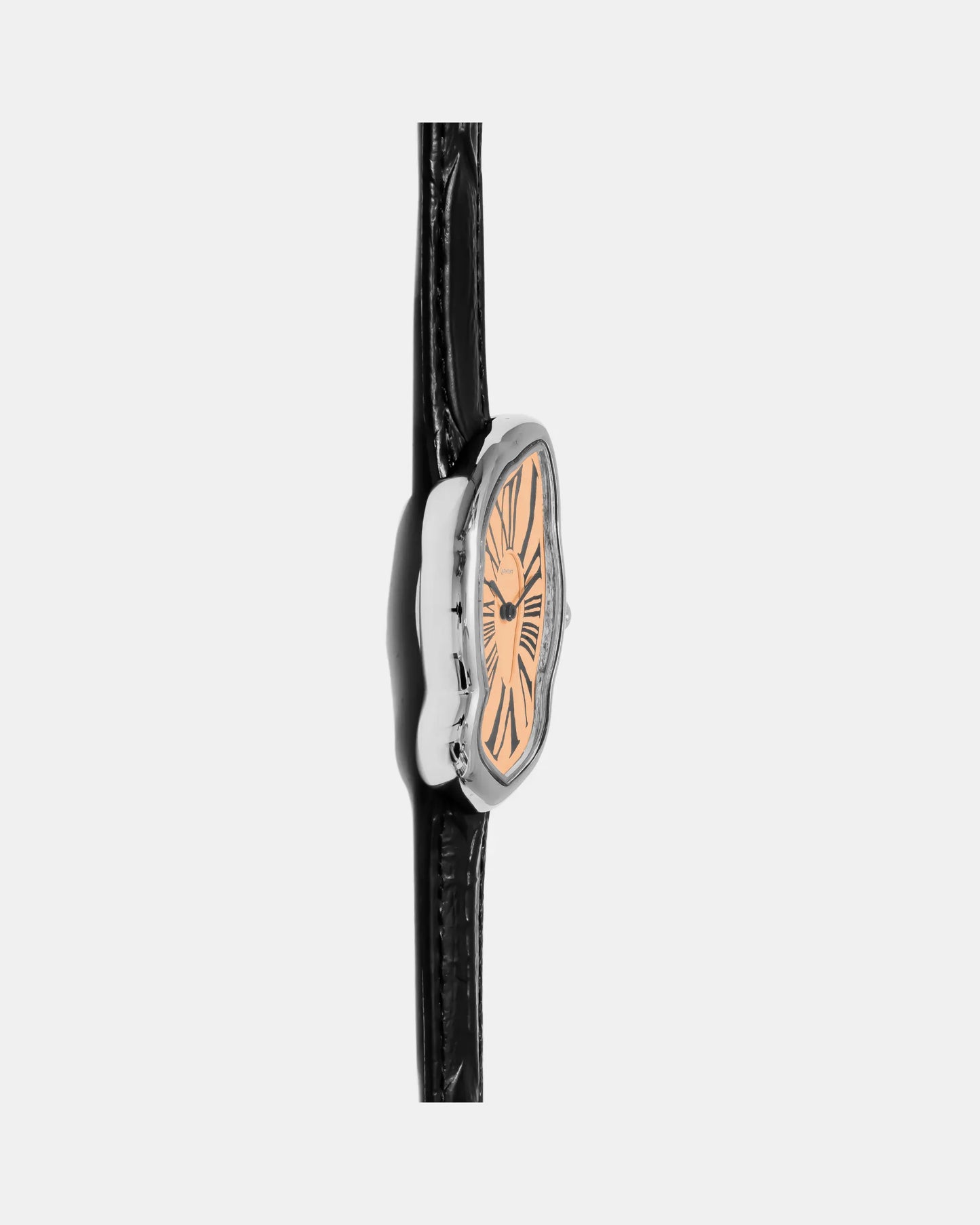Melting Watch Silver Salmon Dial Edition