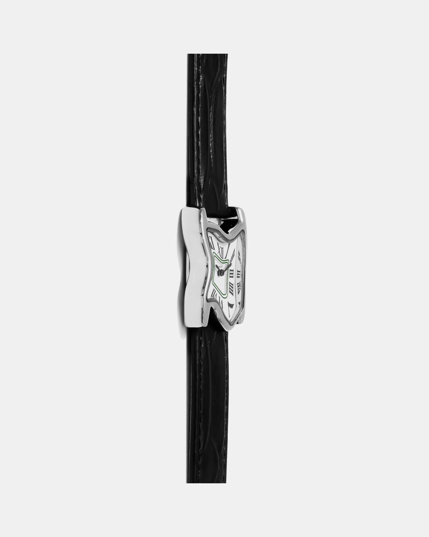 Square Melting Watch Small Silver