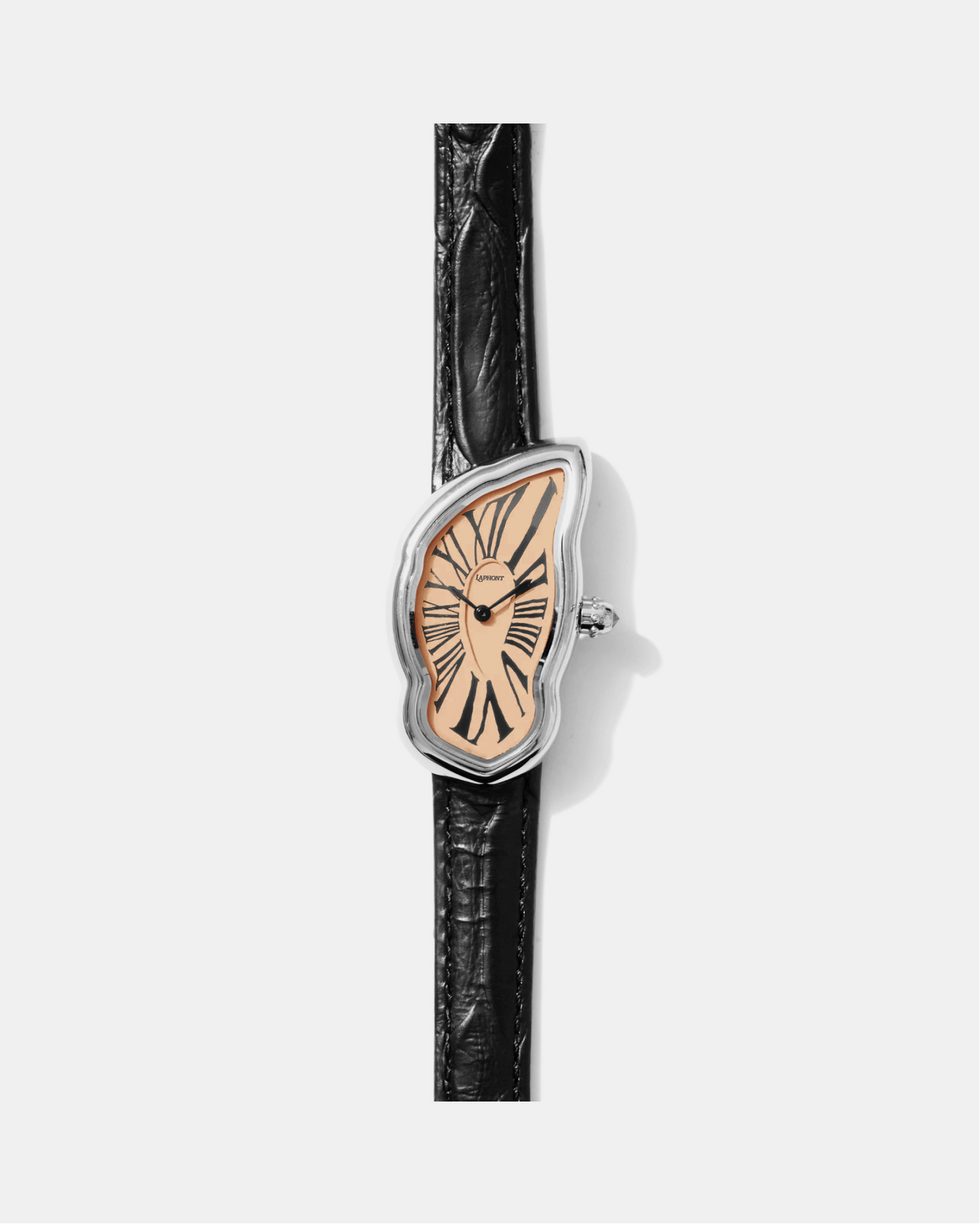 Melting Watch Silver Salmon Dial Edition