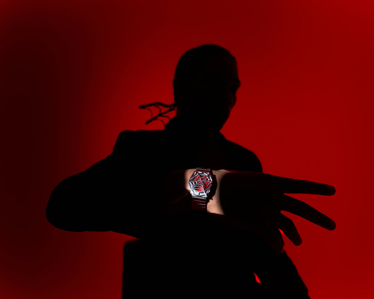 Web Silver Red