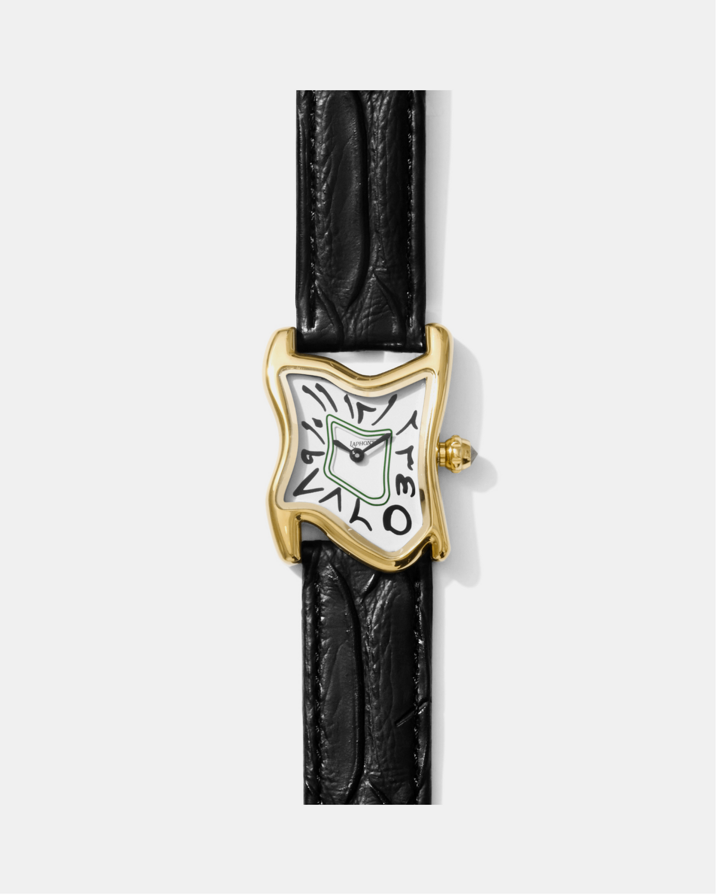 Square Melting Watch Small Gold