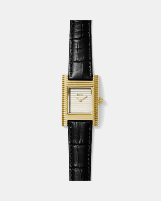 Square Melting Watch Large Gold – Laphont Square Melting Watch Large Gold – Laphont
