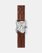 Square Melting Watch Silver Small