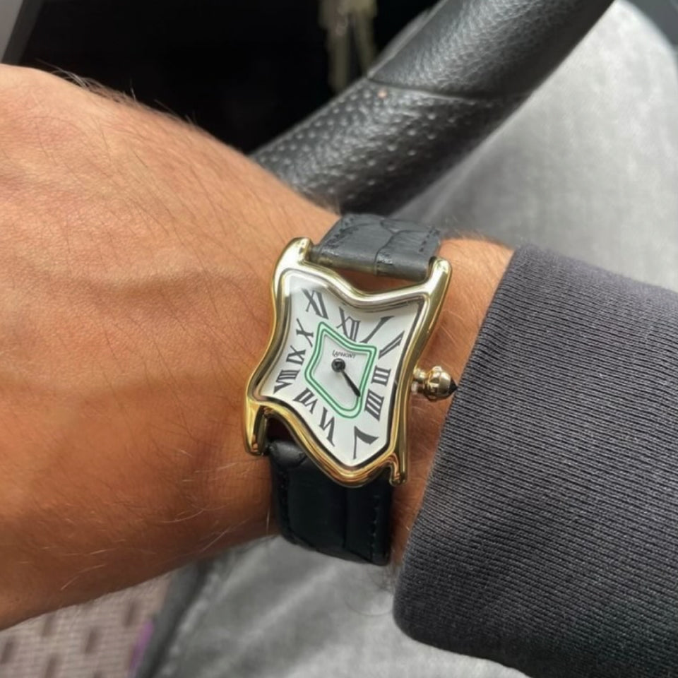 時計 Laphont SQUARE MELTING WATCH SMALL GOLD Square Melting Watch Small Gold – Laphont
