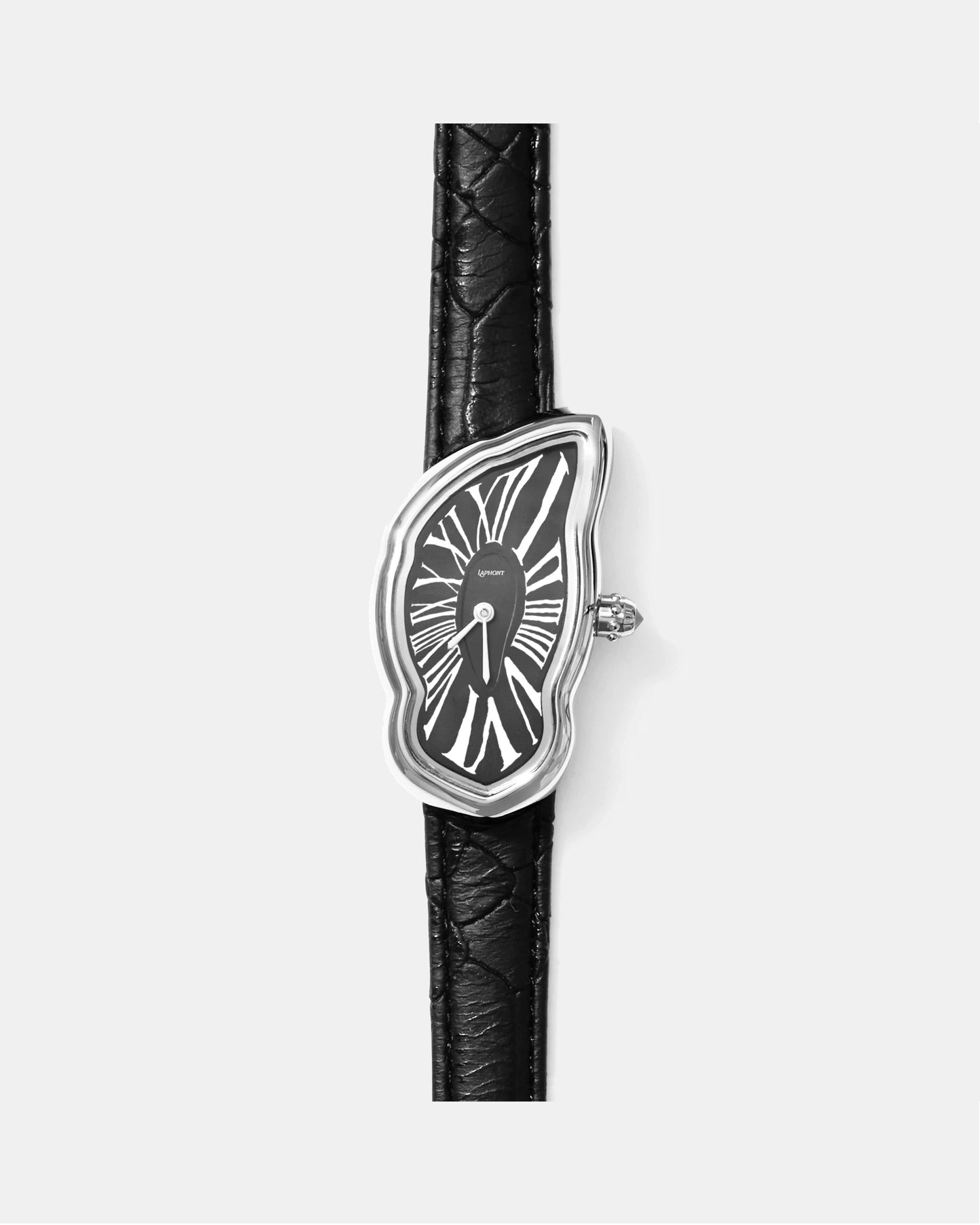 Melting Watch Silver Black Dial Edition