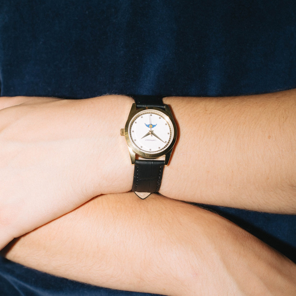 Tondo 36mm Gold Moonphase